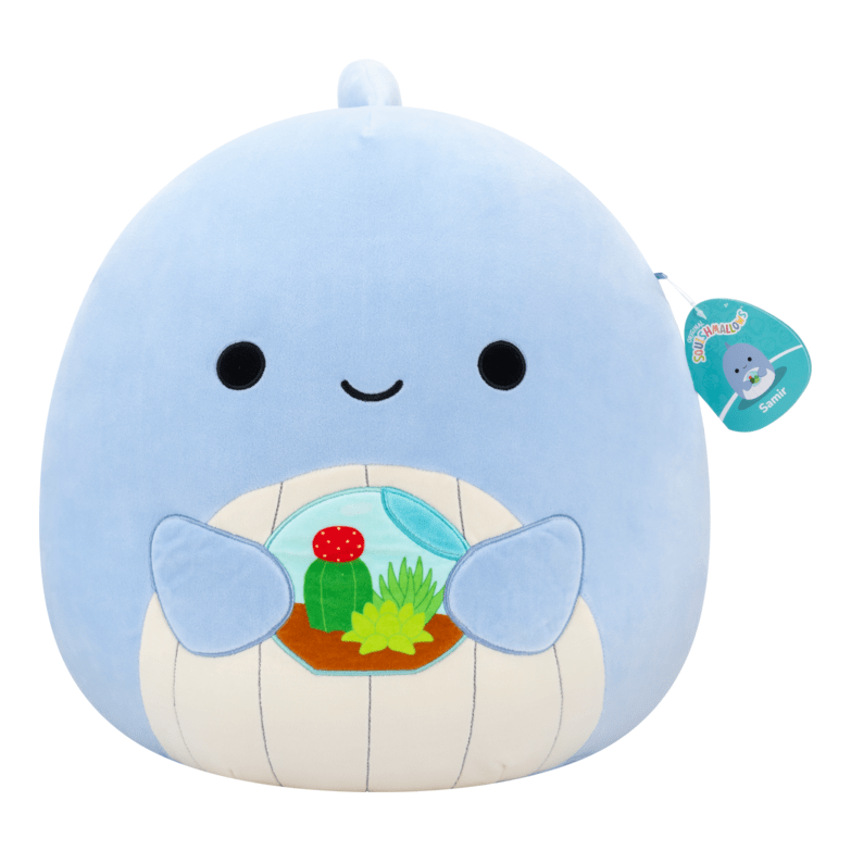 * Squishmallows - 16in Samir the Light Blue Whale
