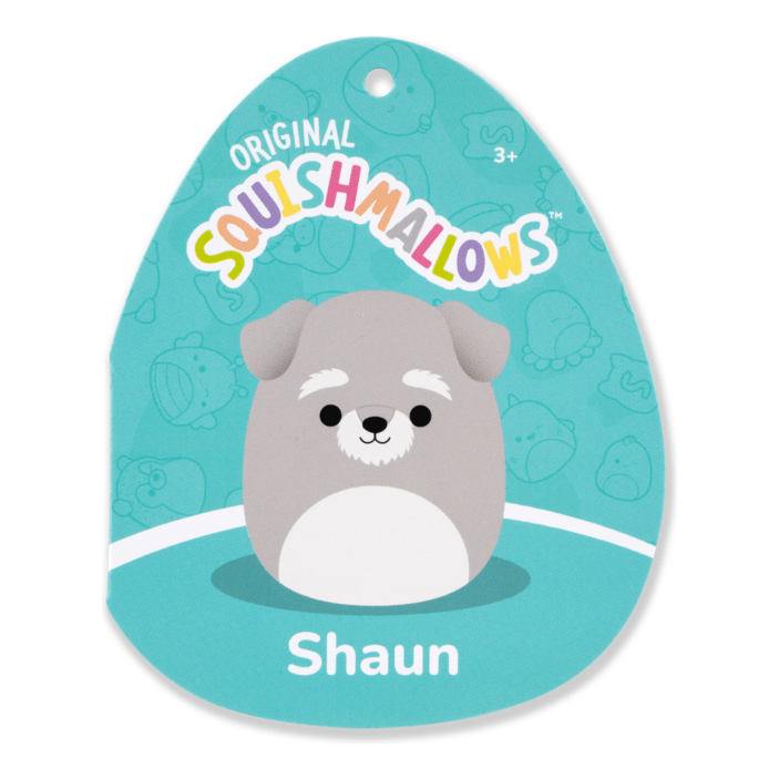 * Squishmallows - 16in Shaun the Grey Schnauzer