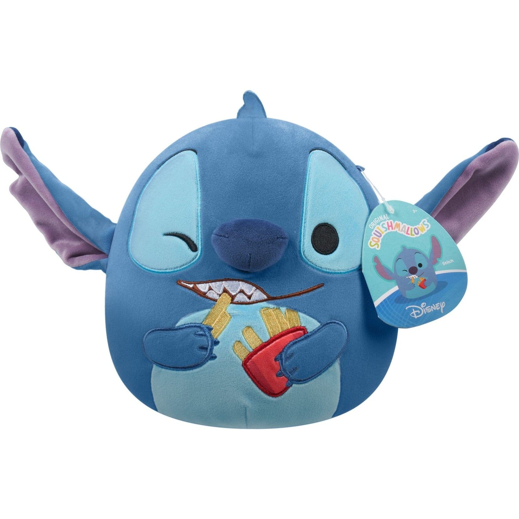 Squishmallows - 8in Disney Stitch w/ French Fries 196566400559