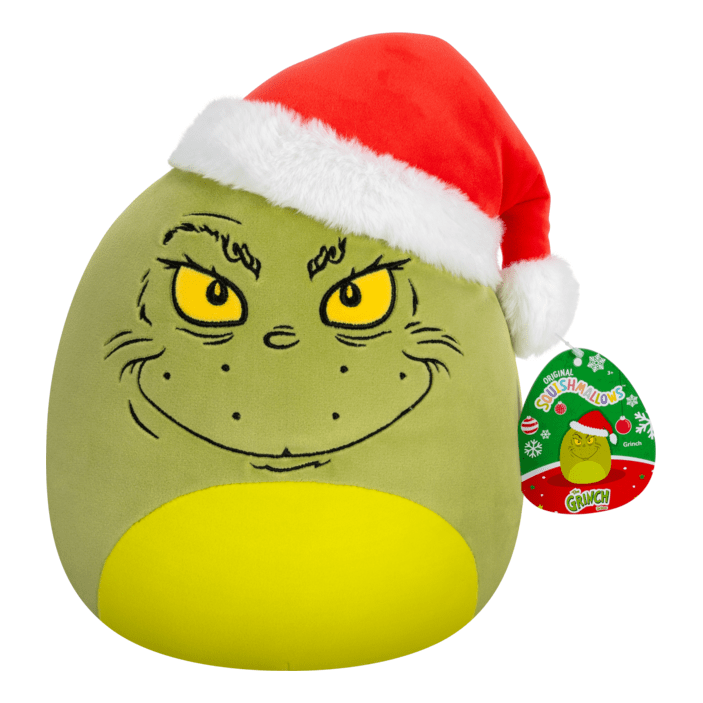 Squishmallows - 8in Grinch in Santa Hat 191726807308