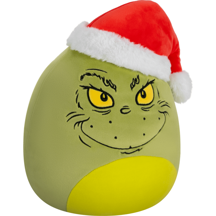 Squishmallows - 8in Grinch in Santa Hat 191726807308