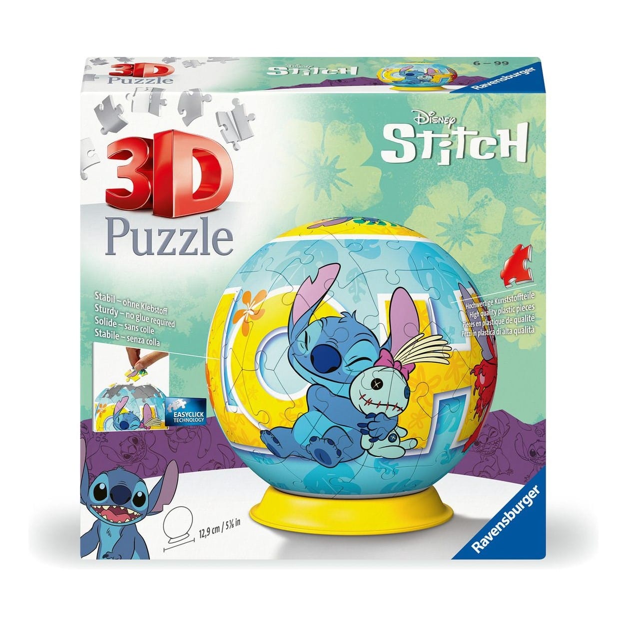 * Stitch 3D Puzzle Ball 72pc