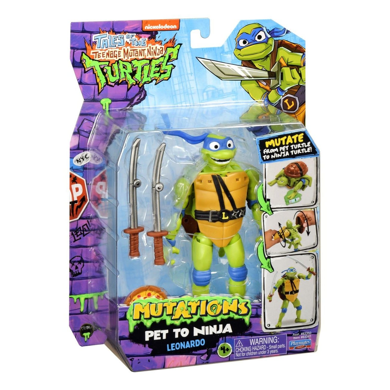 Tales of TMNT Pet to Ninja - Leonardo 043377833611