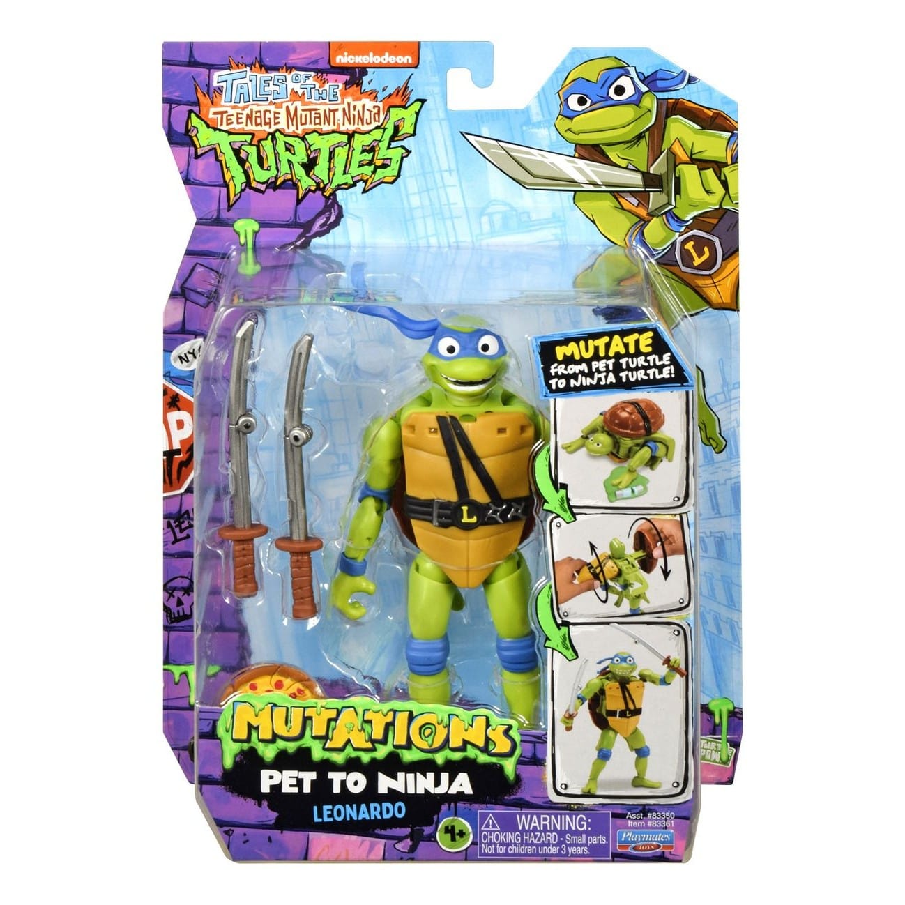 Tales of TMNT Pet to Ninja - Leonardo 043377833611