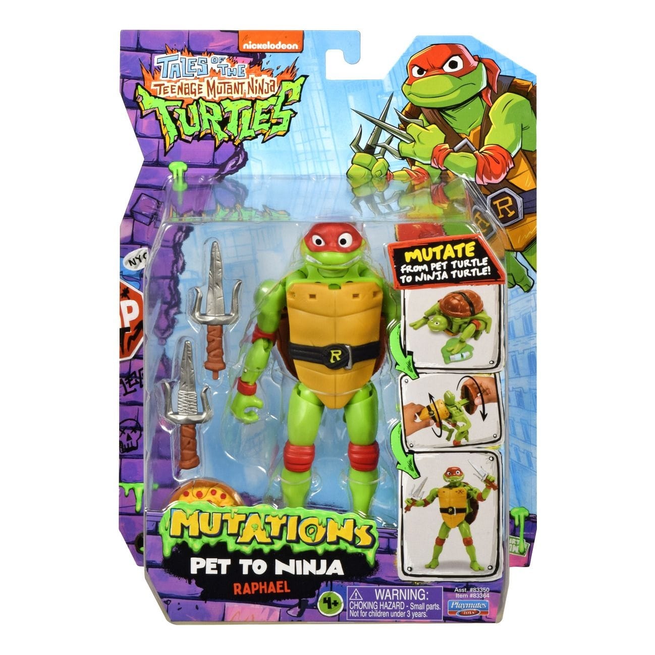 Tales of TMNT Pet to Ninja - Raphael 043377833642