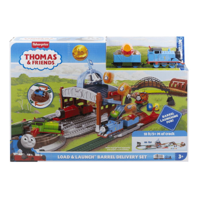 Thomas and Friends Motorised Barrel Delivery Set