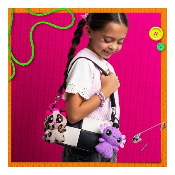 Threadz - Petit Clip-On Plush - Green/Pink ears 885561800937