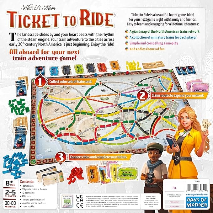 Ticket to Ride 2025 Refresh 824968072011