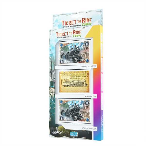 Ticket To Ride Art Sleeves - Europe 4251715410493