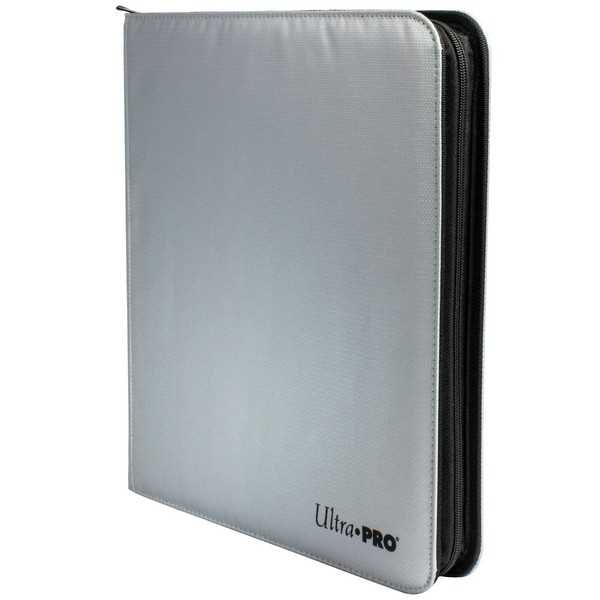 Ultra PRO 12-Pocket Zippered PRO-Binder - Silver 74427159467