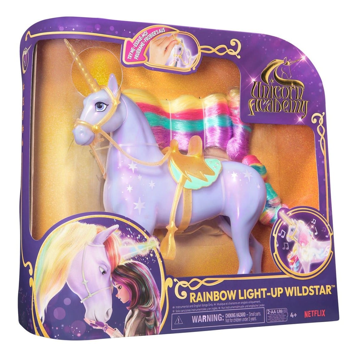 Unicorn Academy Rainbow Light-Up Wildstar 681147036246