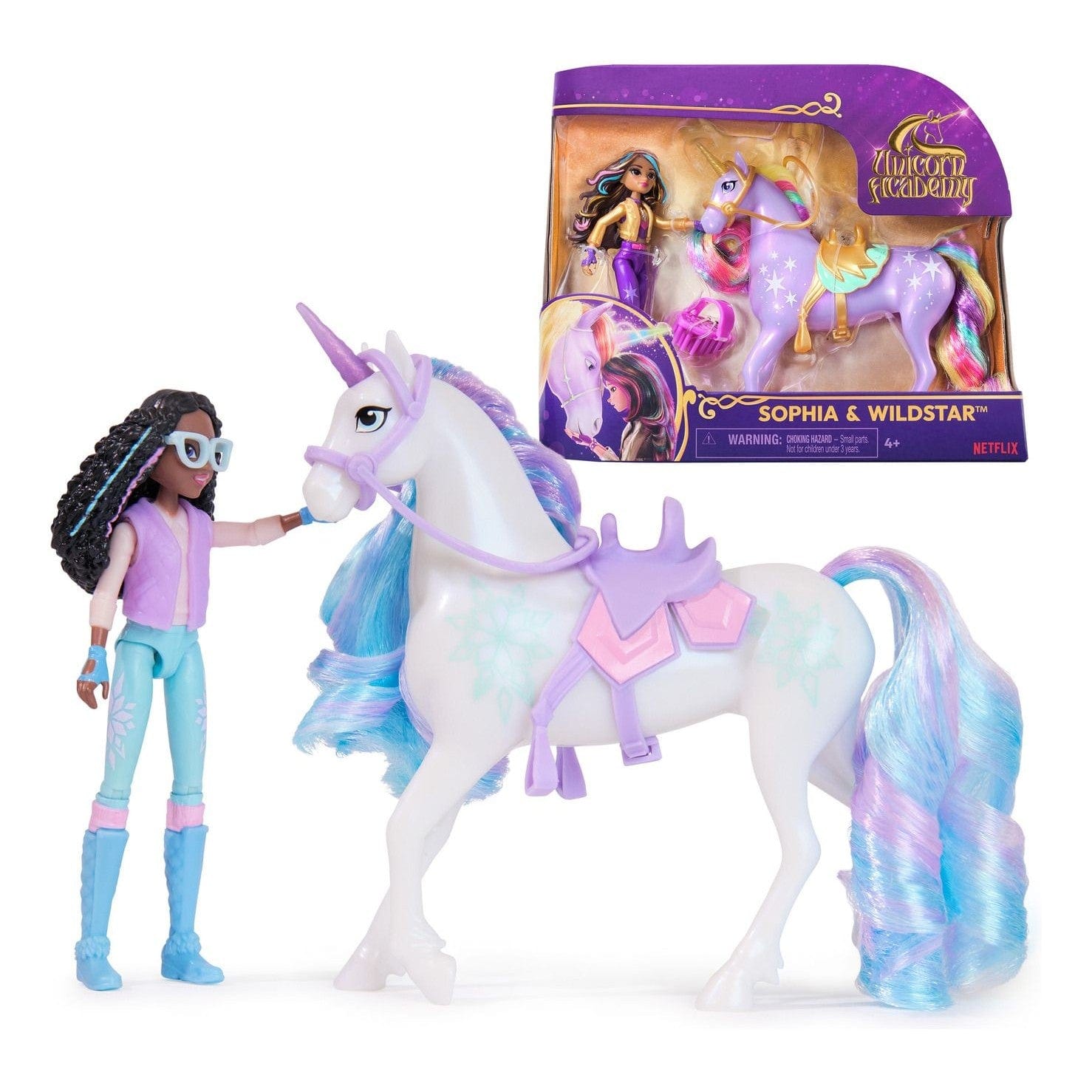 Unicorn Academy Small Doll Layla & Glacier 778988461969