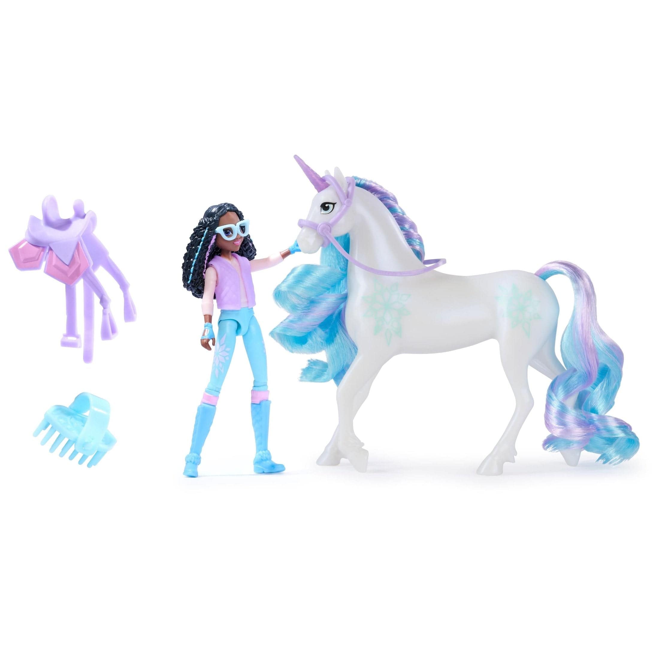 Unicorn Academy Small Doll Layla & Glacier 778988461969