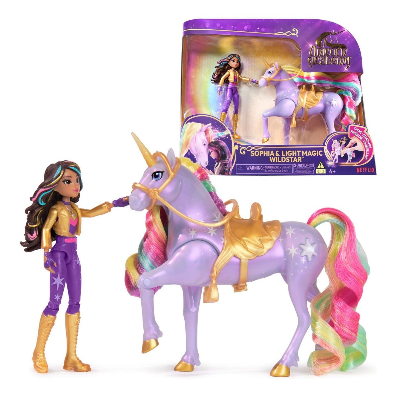 Unicorn Academy - Small Doll Sophia & LM Wildstar 778988249796