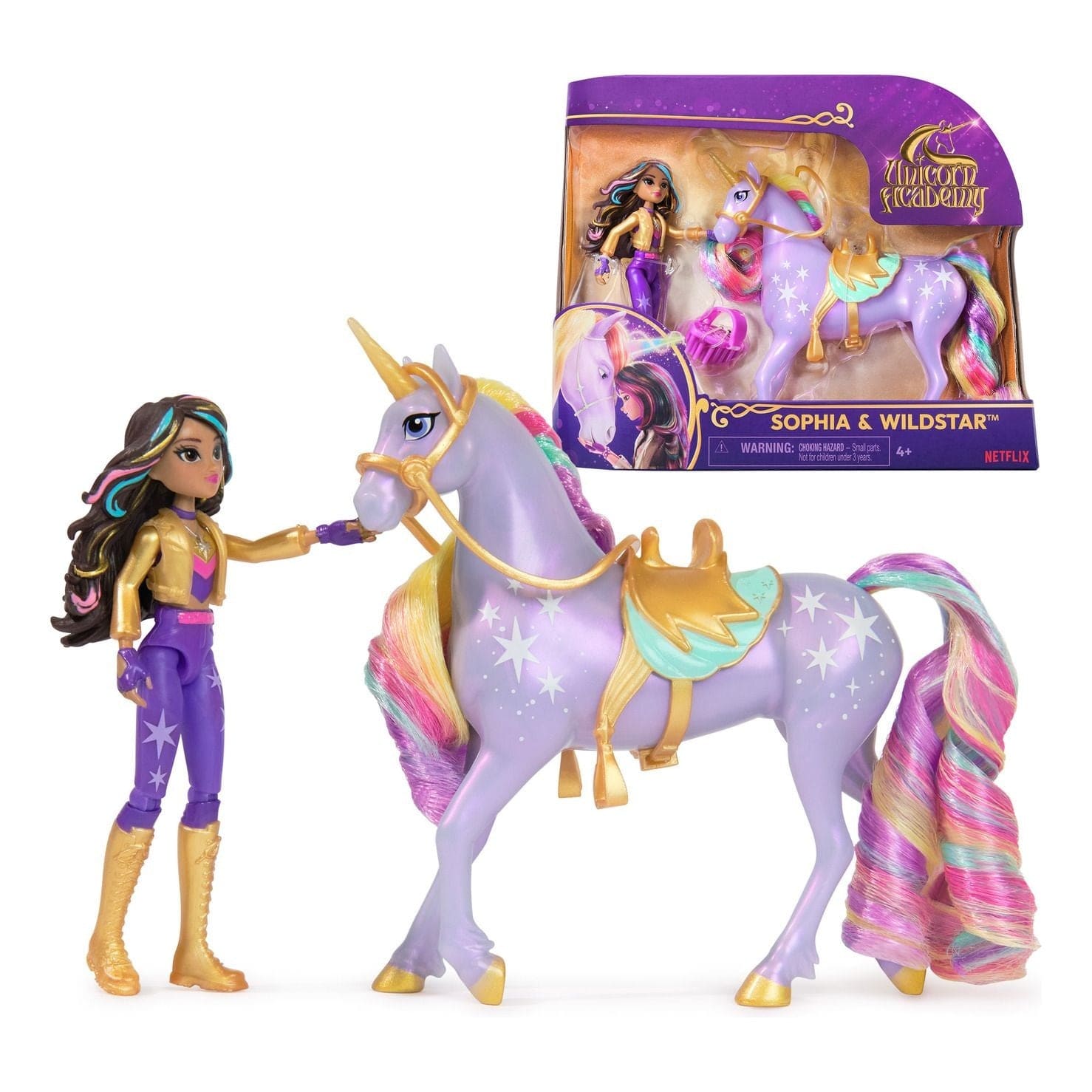 Unicorn Academy Small Doll Sophia & Wildstar 778988461877