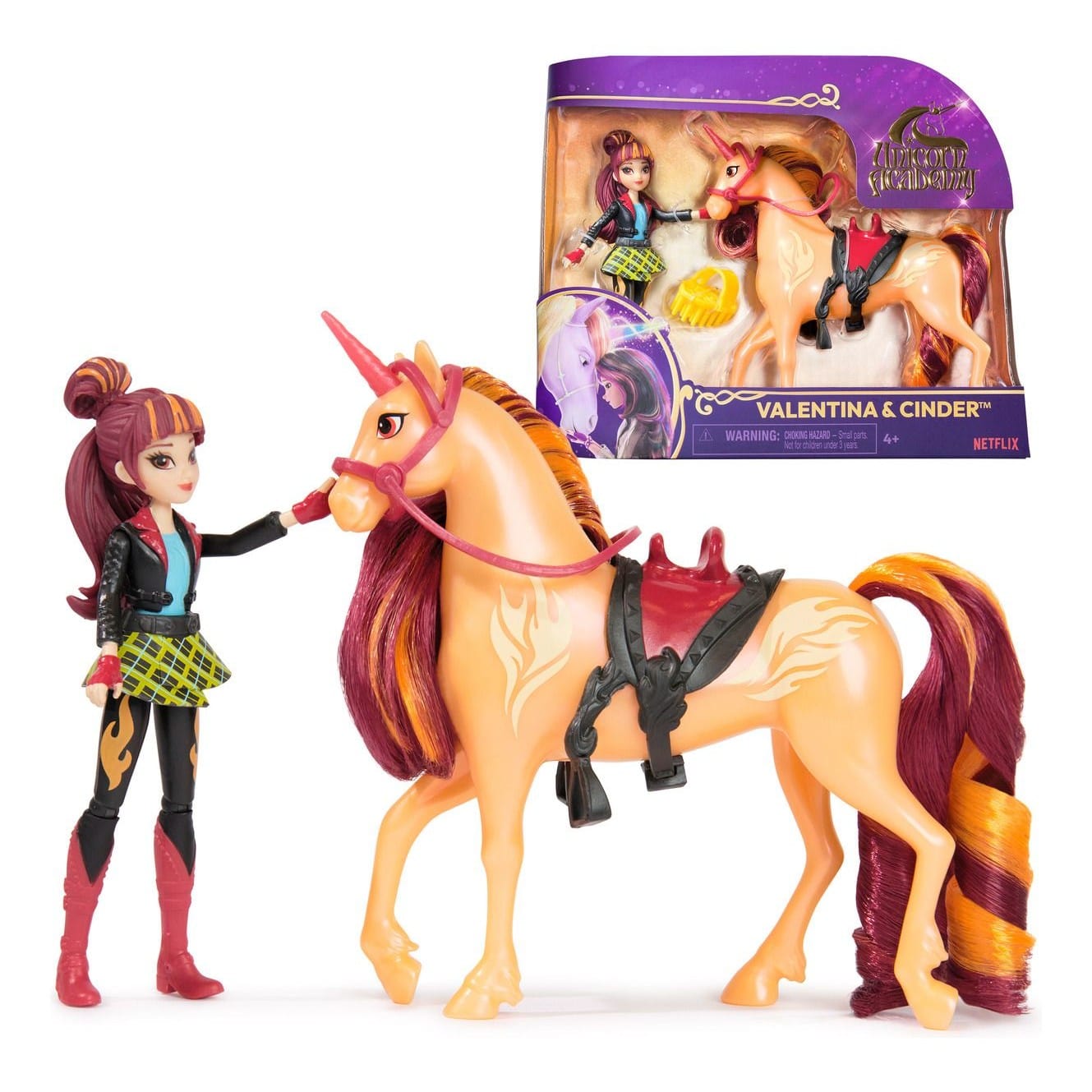 Unicorn Academy Small Doll Valentina & Cinder 778988461976