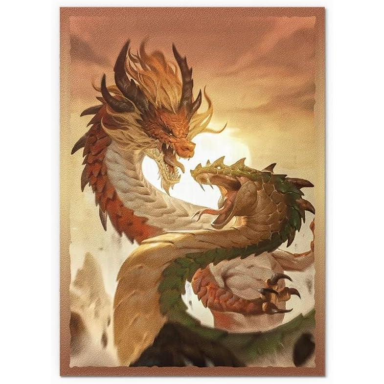 UNIT Dragon Shield Wood Snake 2025 Matte Dual Art Sleeves - Standard Size (100) 5706569121266