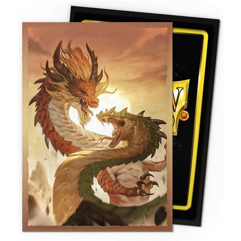 UNIT Dragon Shield Wood Snake 2025 Matte Dual Art Sleeves - Standard Size (100) 5706569121266
