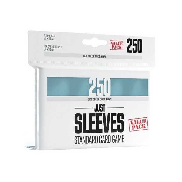 UNIT Gamegenic Just Sleeves: Standard Card Game Value Pack: Clear (250 ct.) 4251715411377