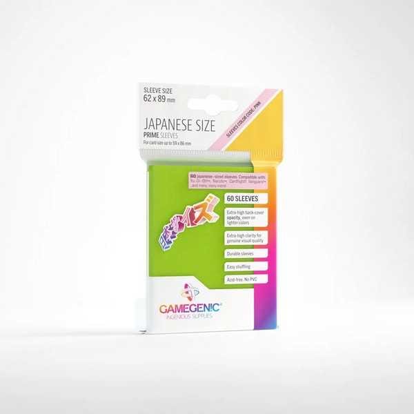 UNIT Gamegenic Prime Japanese Sized Sleeves Lime (60 ct.) 4251715411629