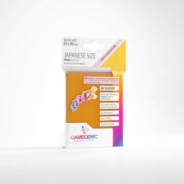 UNIT Gamegenic Prime Japanese Sized Sleeves Orange (60 ct.) 4251715411599
