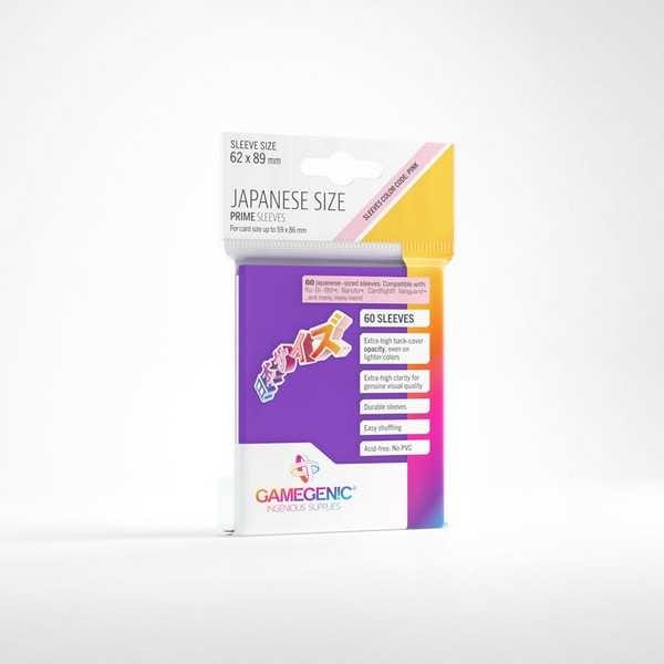UNIT Gamegenic Prime Japanese Sized Sleeves Purple (60 ct.) 4251715411612