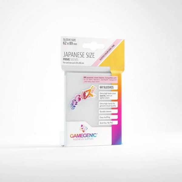 UNIT Gamegenic Prime Japanese Sized Sleeves White (60 ct.) 4251715411575
