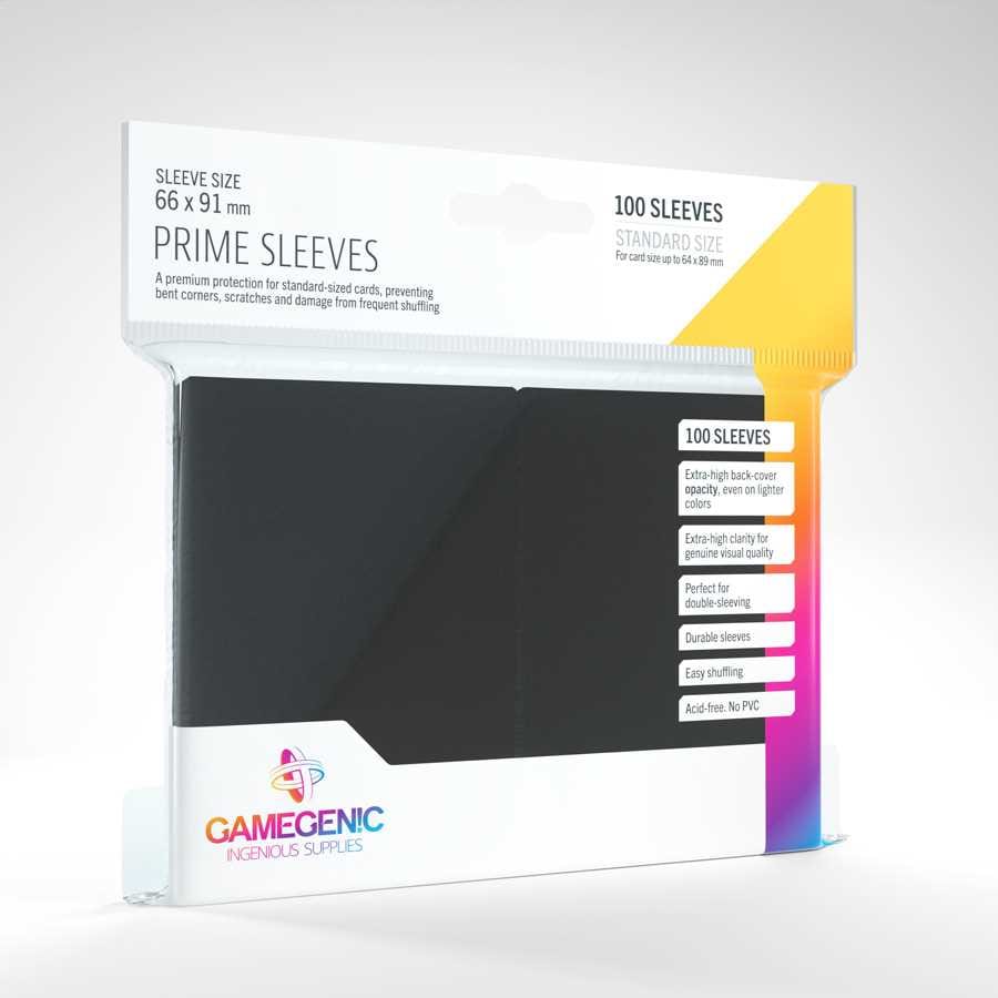 UNIT Gamegenic Prime Sleeves Black (100 ct.) 4251715402191