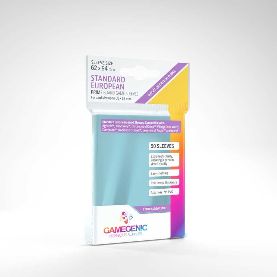 UNIT Gamegenic PRIME Standard European- Sized Sleeves 62 x 94 mm (50 ct.) 4251715402818
