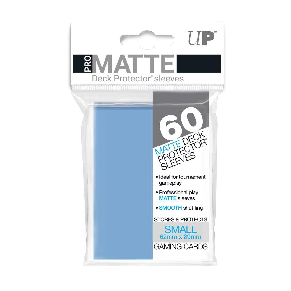 UNIT Pro Matte Small Deck Protectors (60 ct) - Light Blue 74427842703