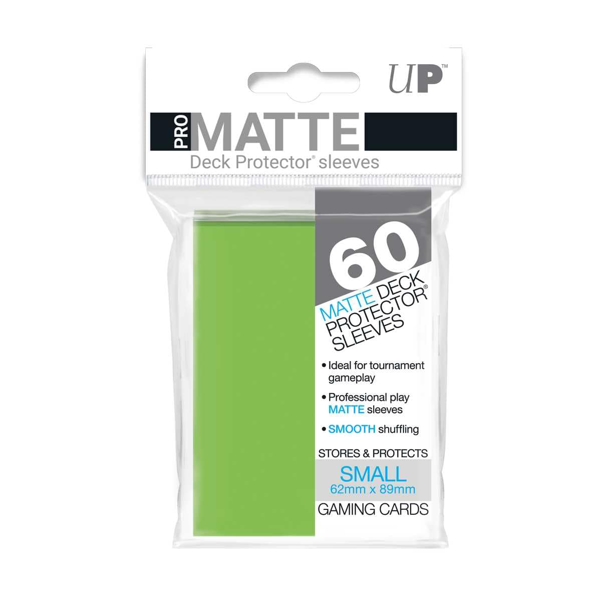 UNIT Pro Matte Small Deck Protectors (60 ct) - Lime Green 74427842727