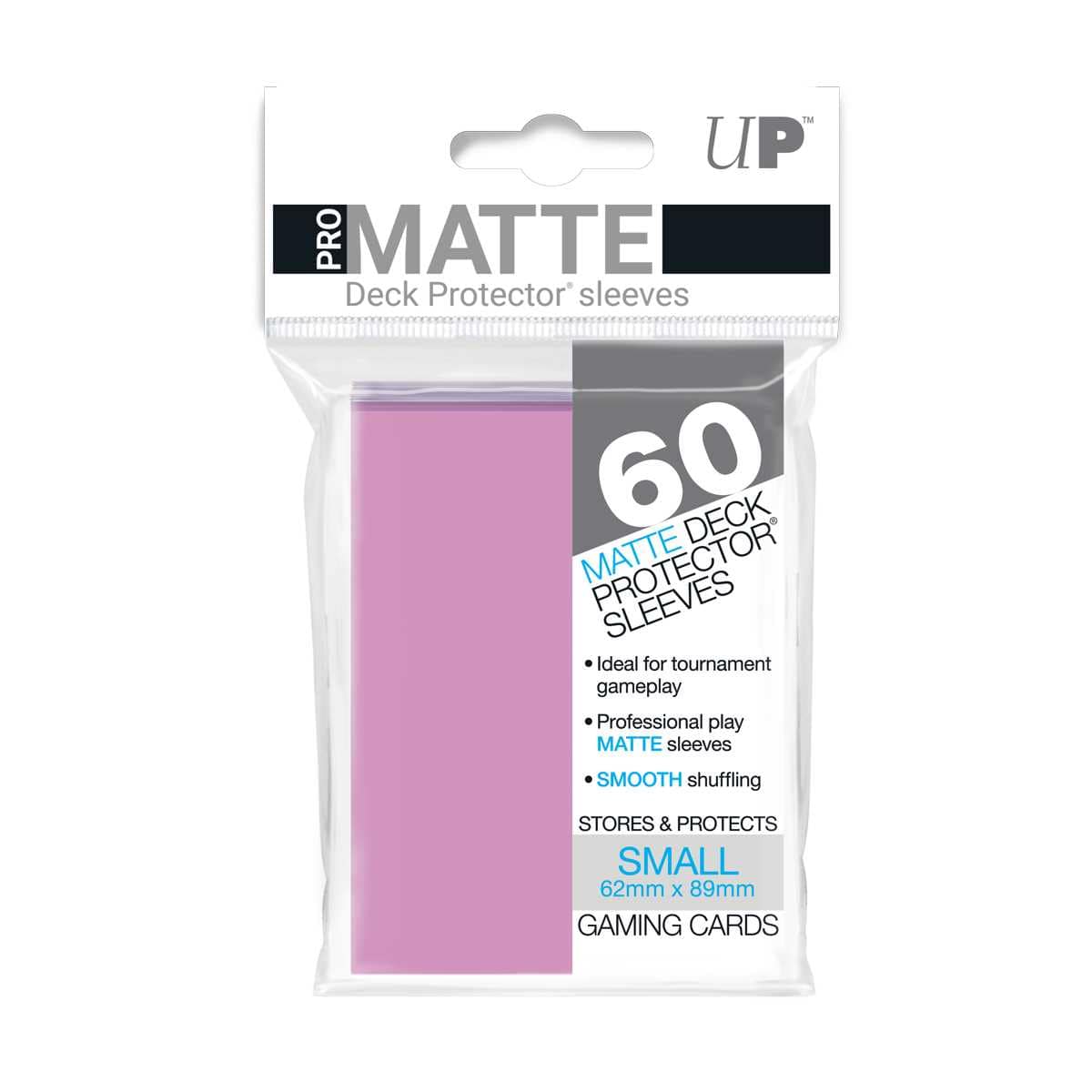 UNIT Pro Matte Small Deck Protectors (60 ct) - Pink 74427842673