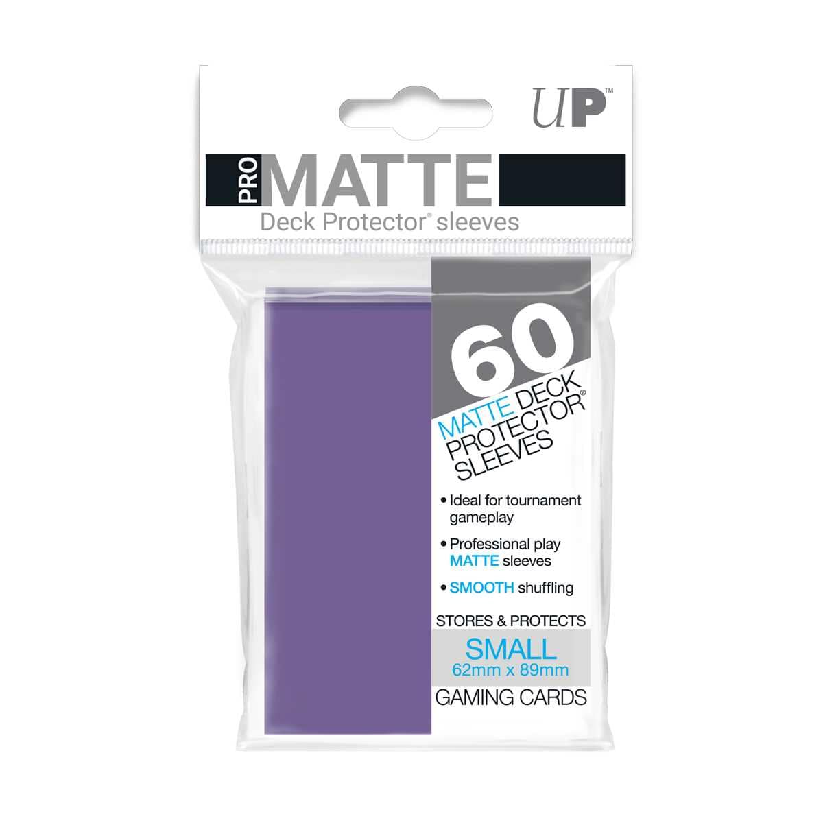 UNIT Pro Matte Small Deck Protectors (60 ct) - Purple 74427842697