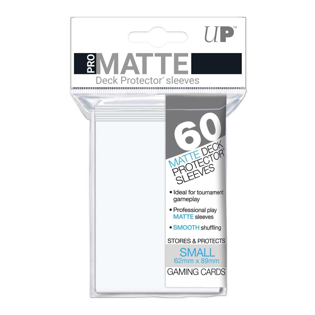 UNIT Pro Matte Small Deck Protectors (60ct) - White 74427840228