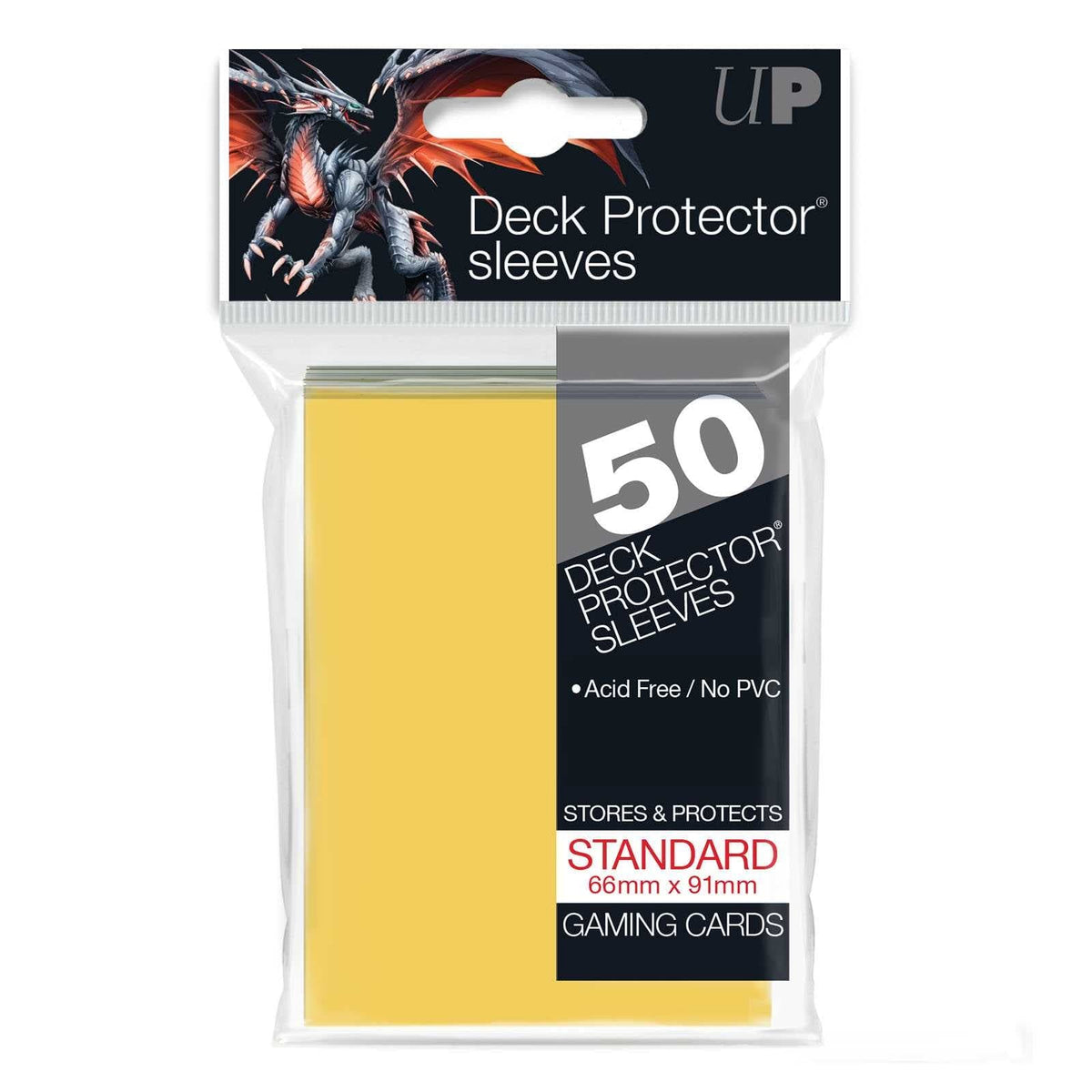 UNIT Standard Deck Protectors (50ct) - Yellow 74427826758