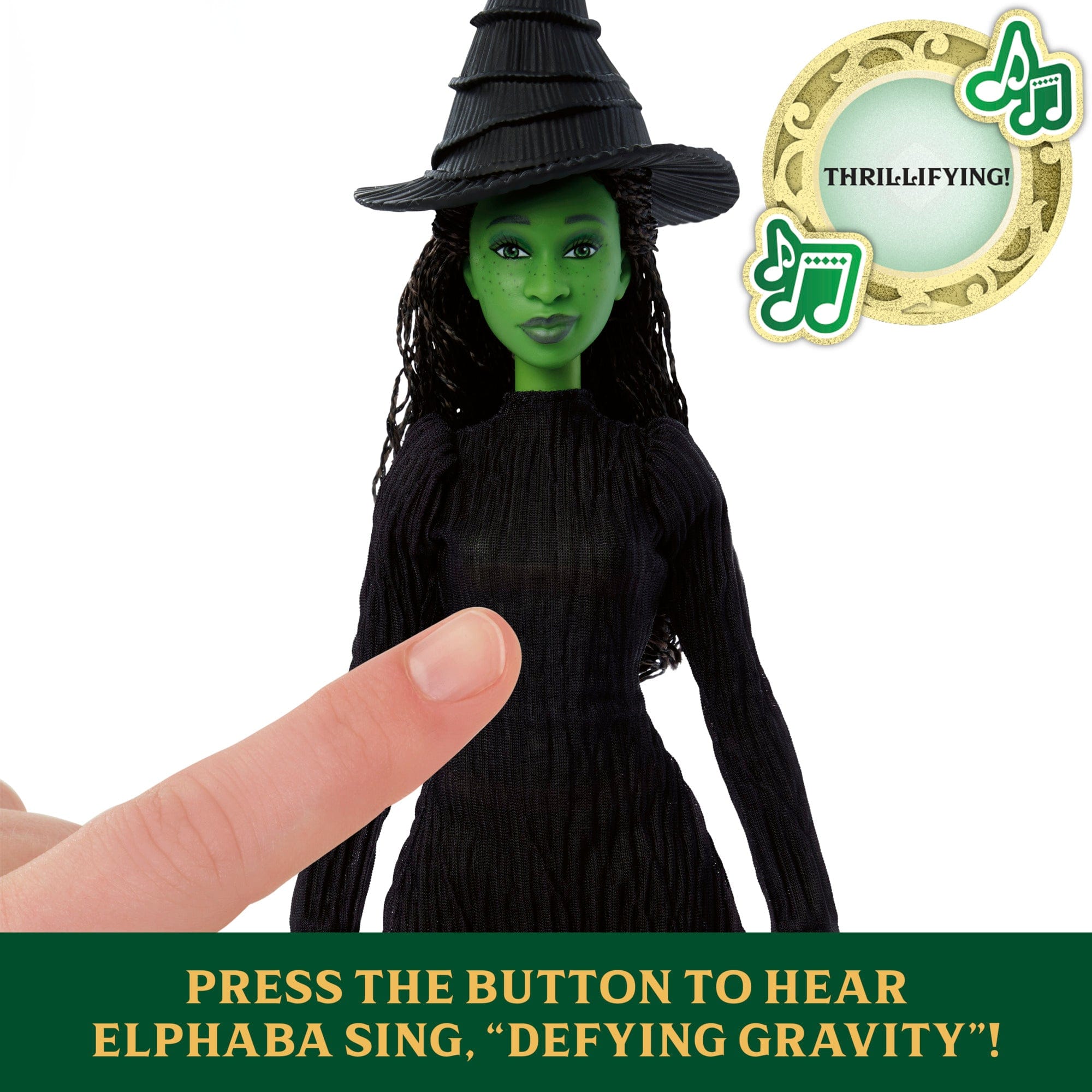 Wicked Singing Elphaba Fashion Doll Inspired by Universal Pictures 194735363421
