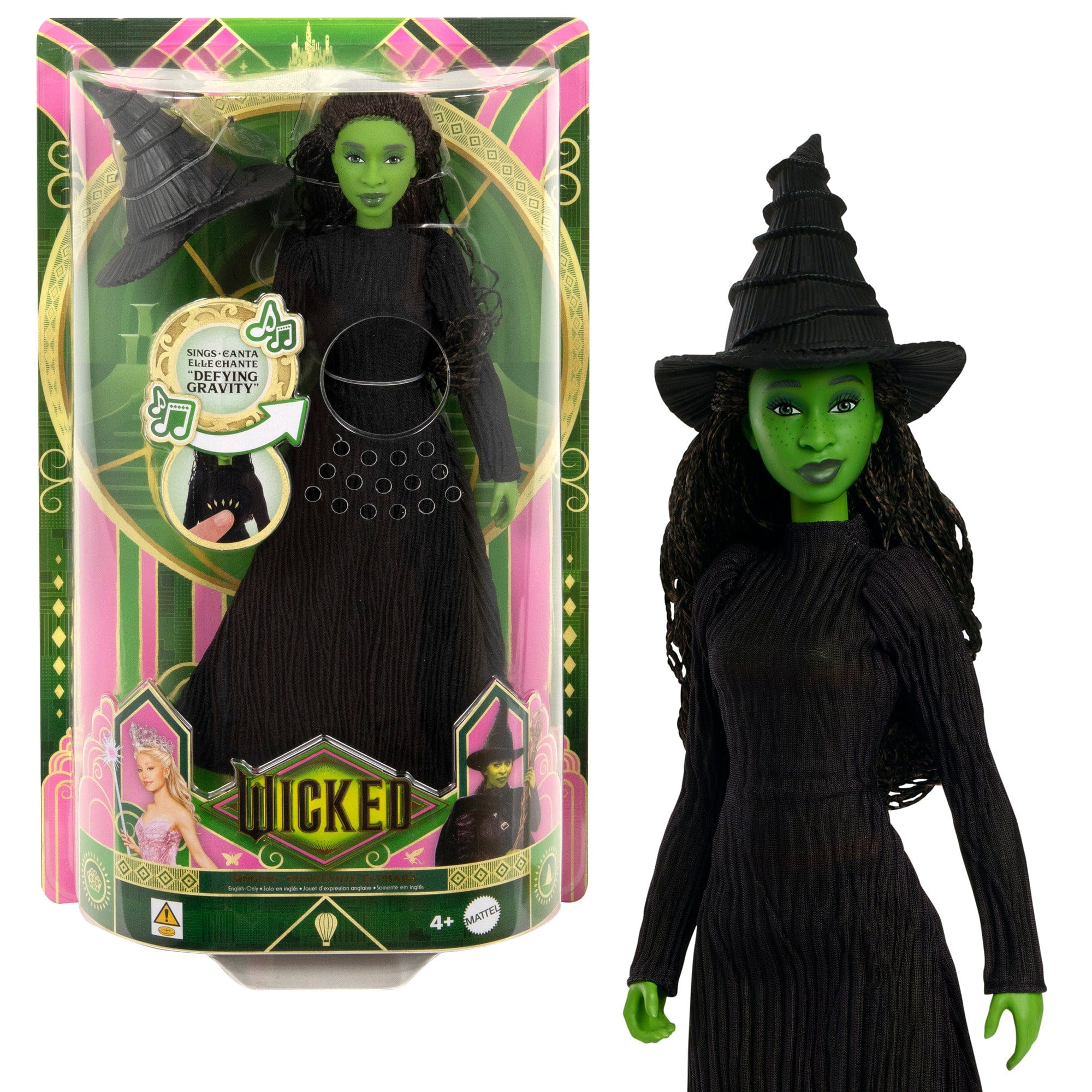 Wicked Singing Elphaba Fashion Doll Inspired by Universal Pictures 194735363421