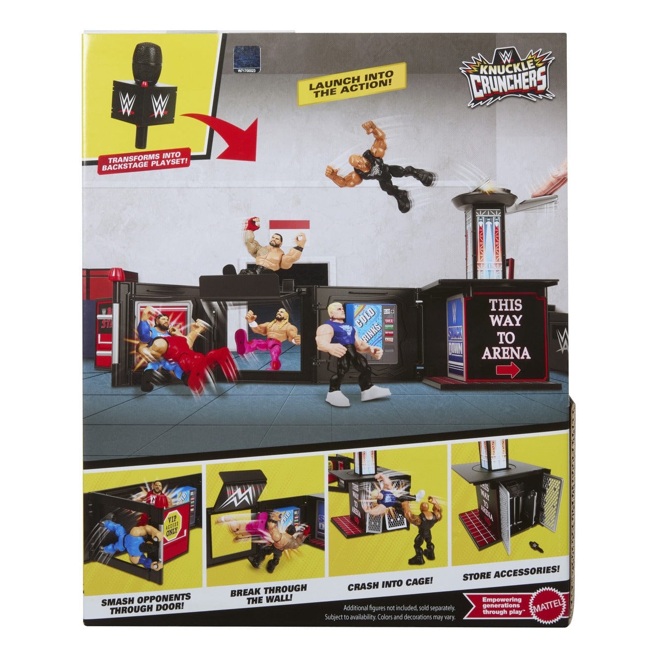 WWE Knuckle Crunchers Microphone Playset