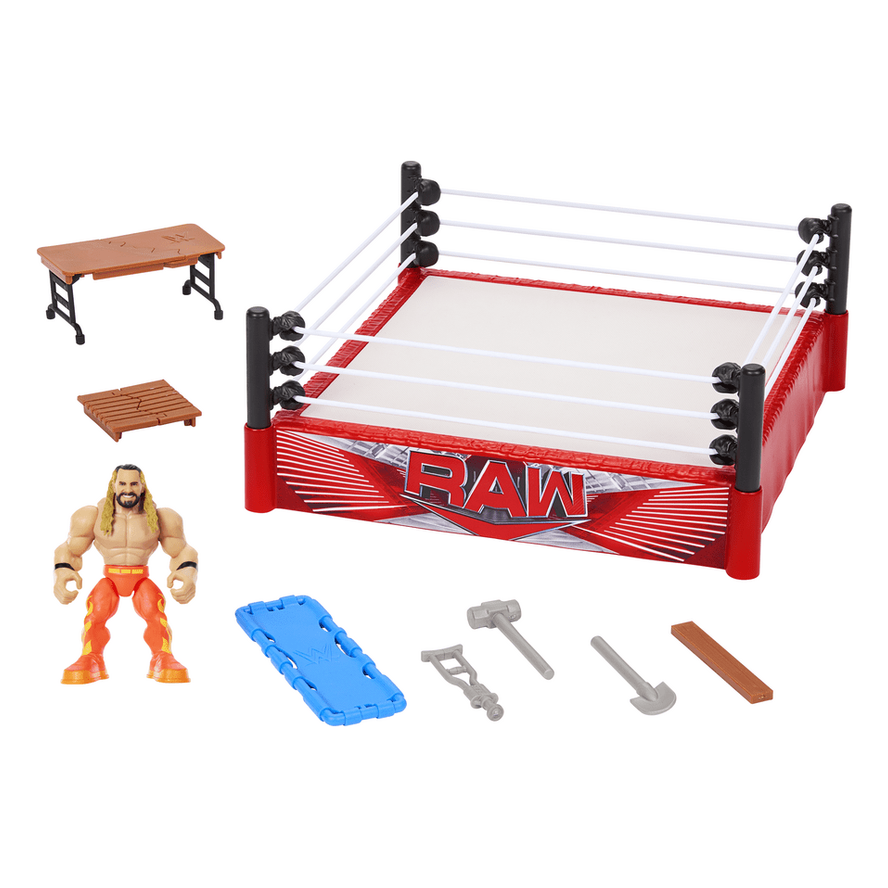 WWE Knuckle Crunchers Rebound Ring Playset