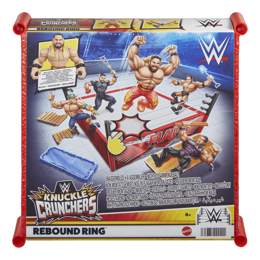 WWE Knuckle Crunchers Rebound Ring Playset