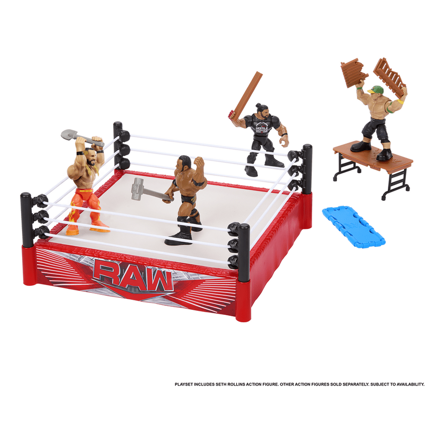 WWE Knuckle Crunchers Rebound Ring Playset