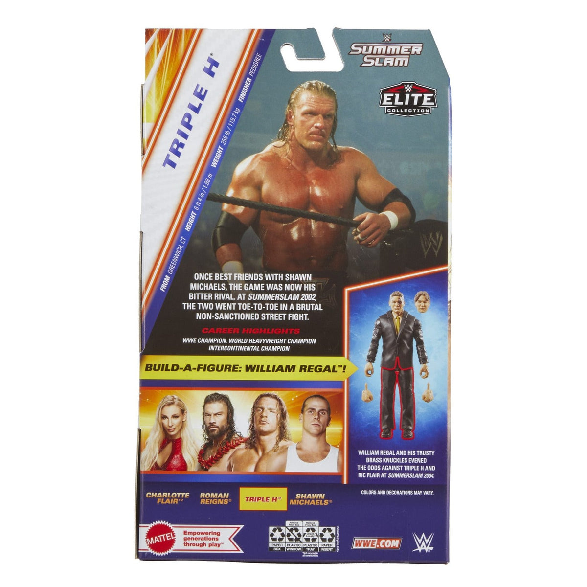 WWE Summerslam Triple H Action Figure by Mattel