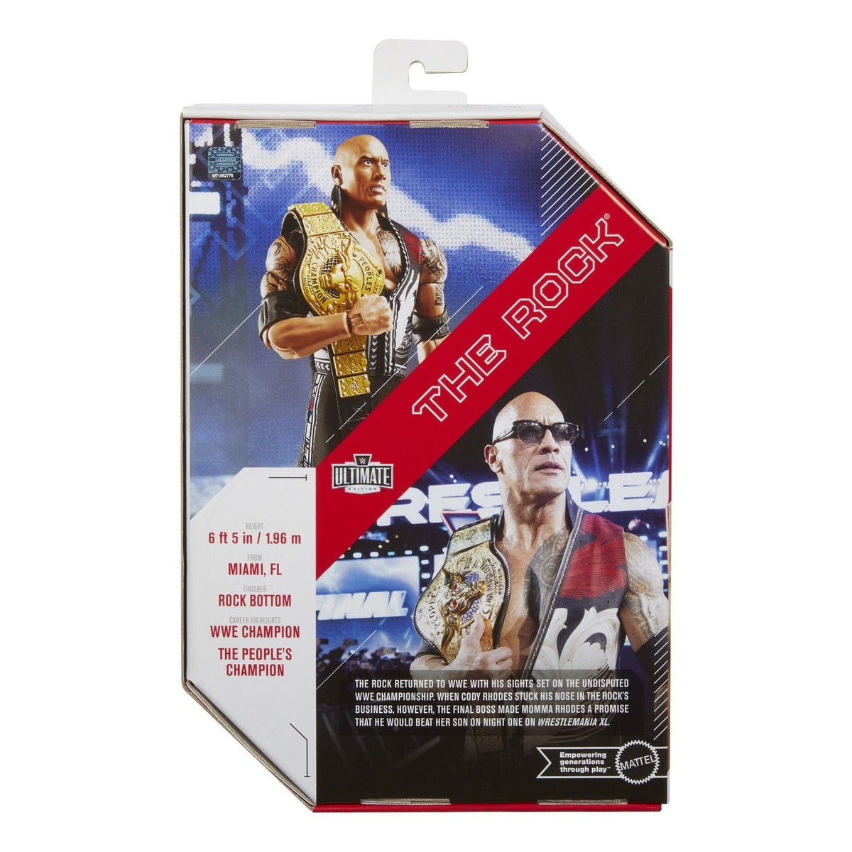 WWE Ultimate Edition Wave 25 The Rock Action Figure 194735271924