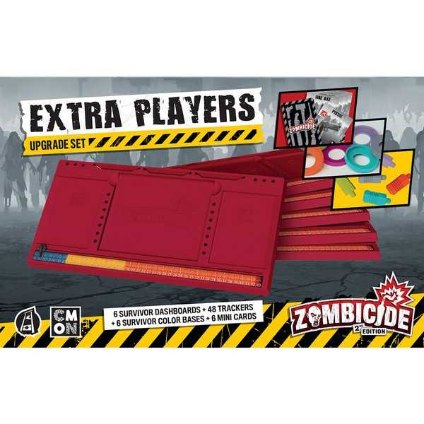 Zombicide 2nd Edition Extra Players Upgrade Set 889696014535