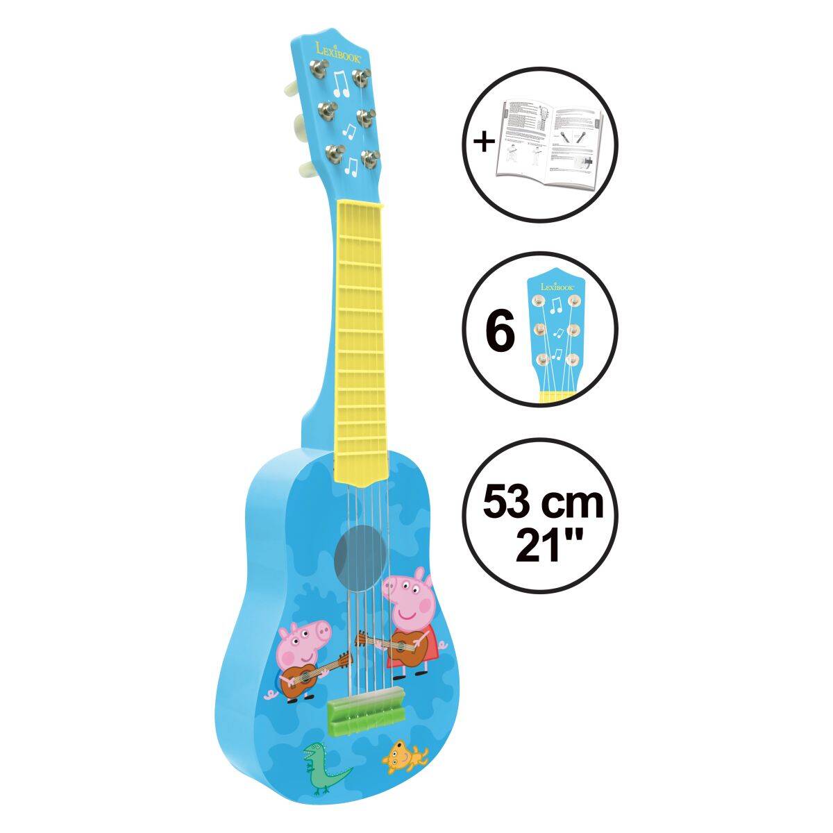 Peppa Pig My First Guitar 21-Inch Toy Guitar