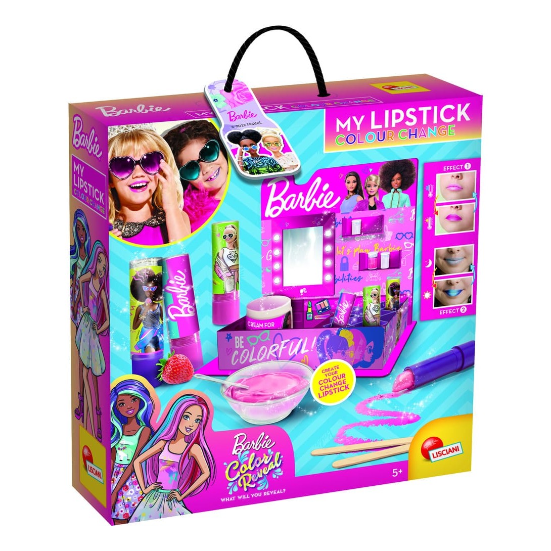 Barbie My Colour Change Lipstick - Thermochromic and Photochromatic Lip Colour Changes With Temperature and Sunlight