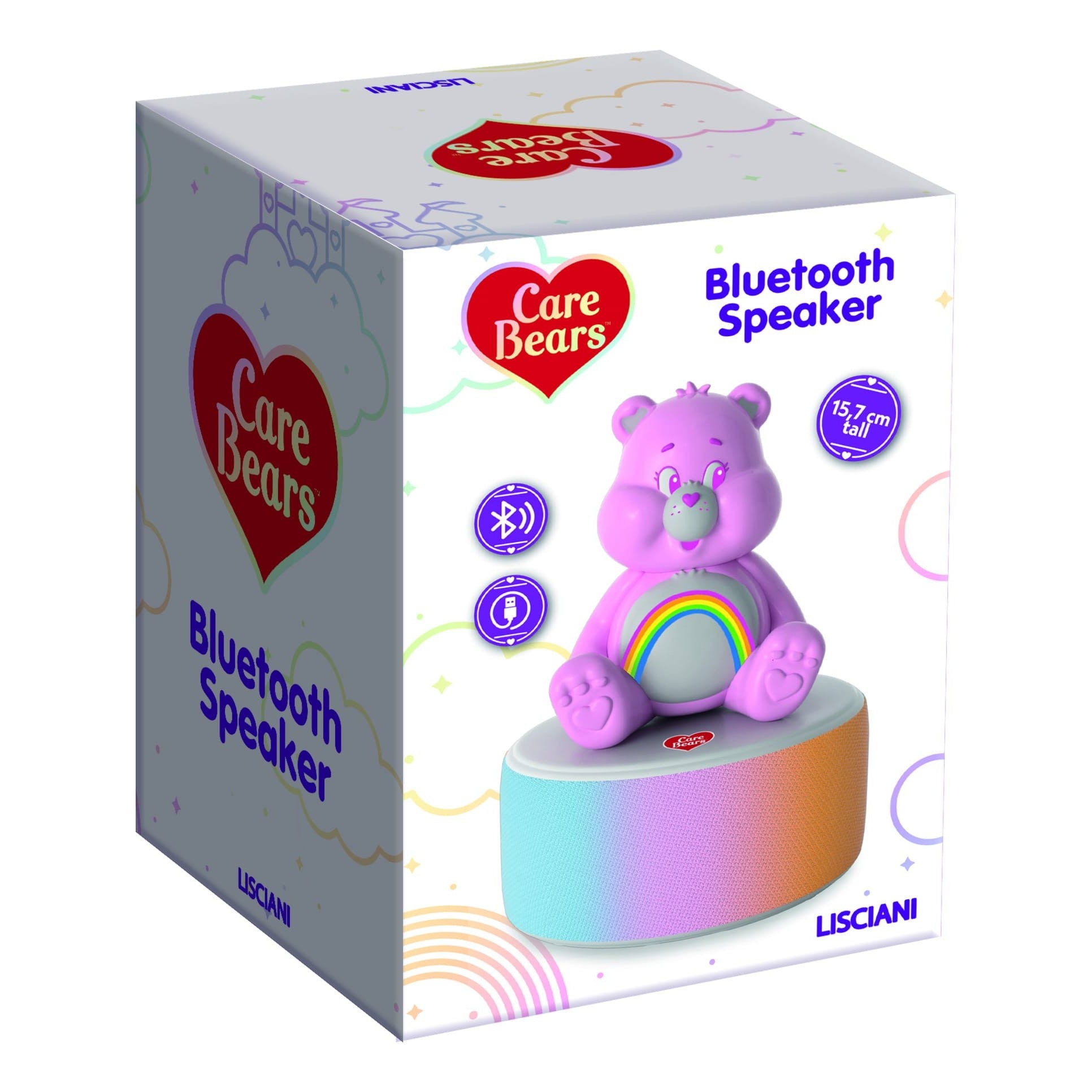 Lisciani Care Bear Bluetooth Speaker Vintage Design For Nostalgic Music Lovers For All Ages