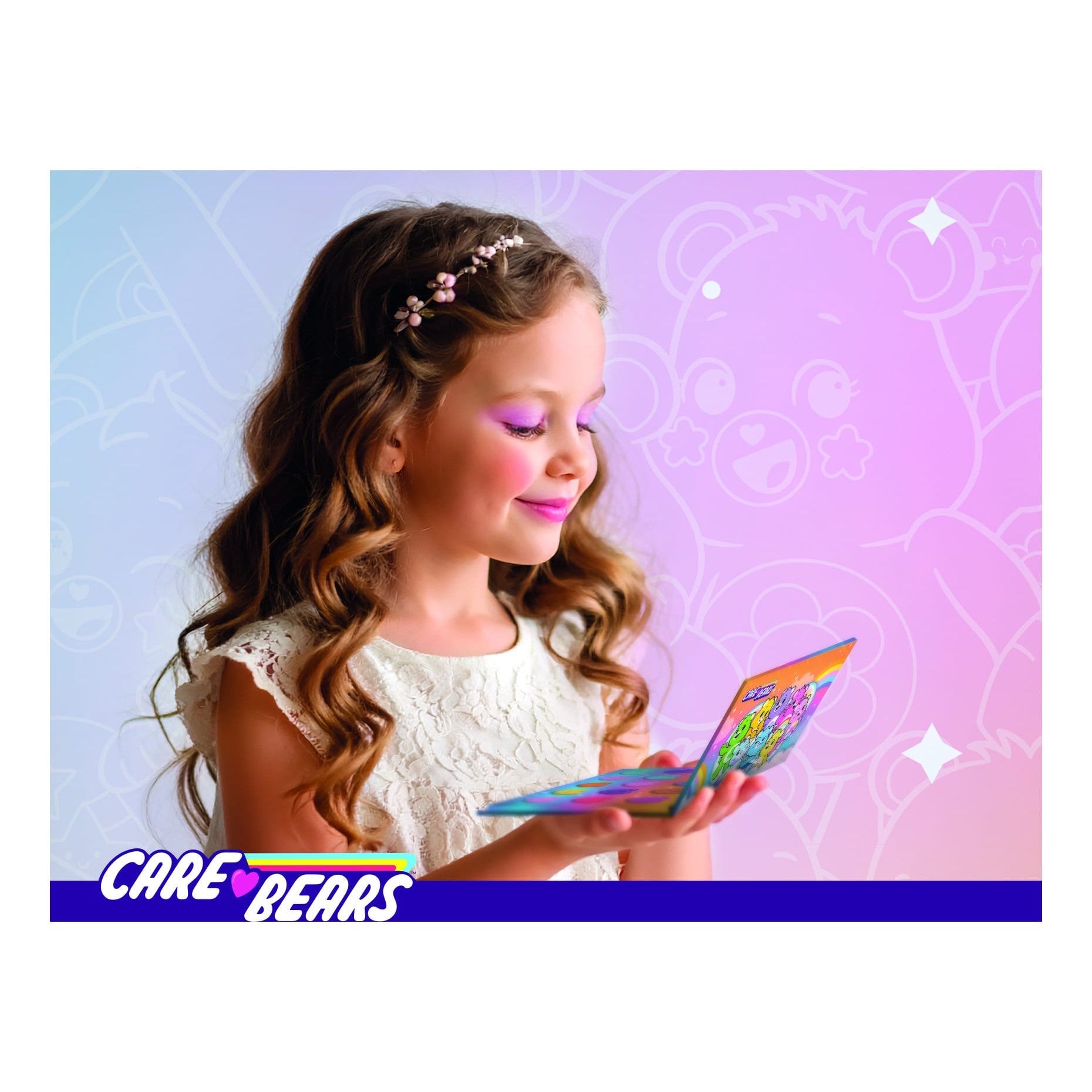 Lisciani Care Bears Make Up Play Set - Colorful Safe Makeup Kit For Creative Fun