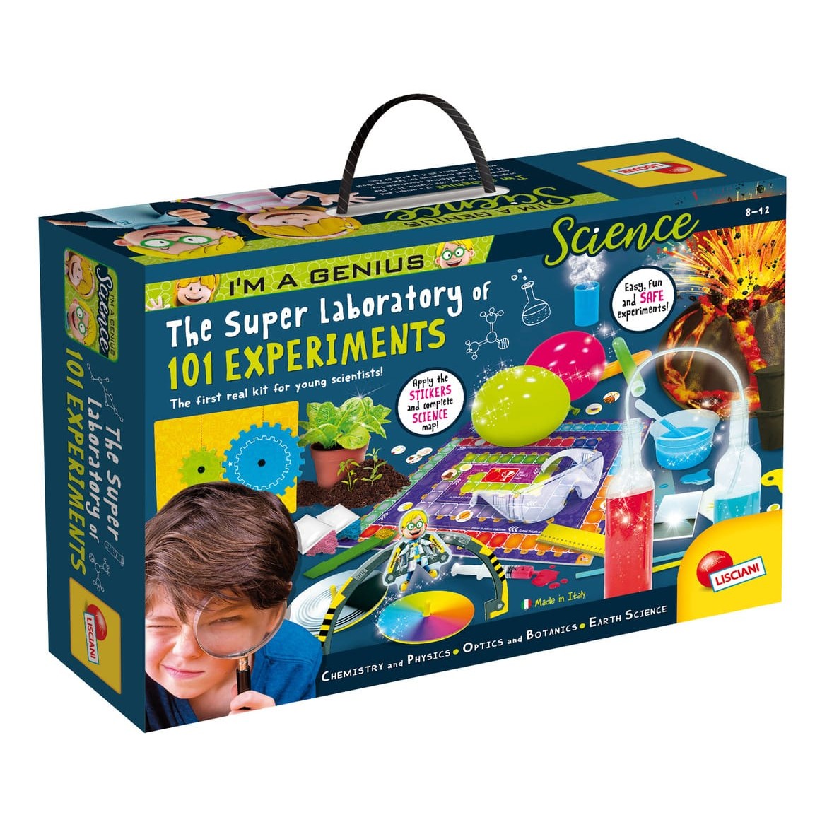 Lisciani I'm A Genius 101 Experiments - A Hands-On Science Kit To Spark Curiosity And Scientific Thinking
