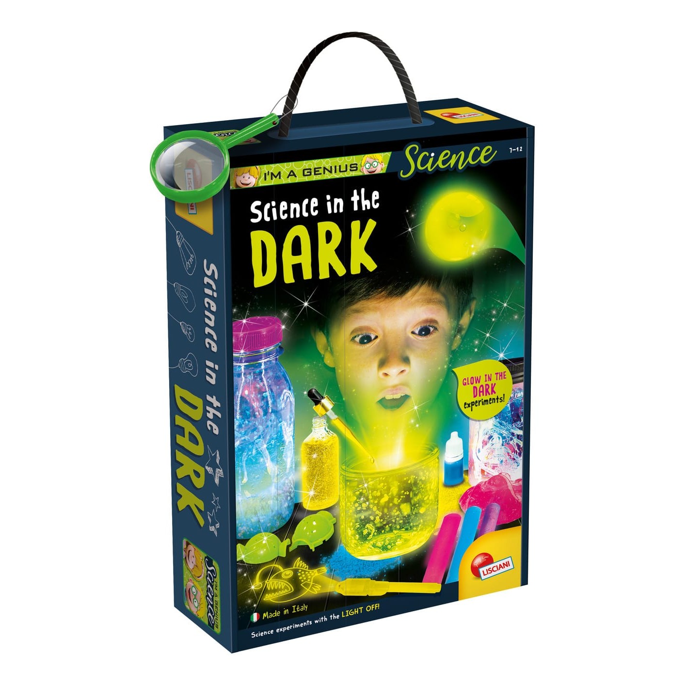 Lisciani I'm A Genius Phophorous Science Kit - Glow In The Dark Luminescence And Phosphorescence Experiments